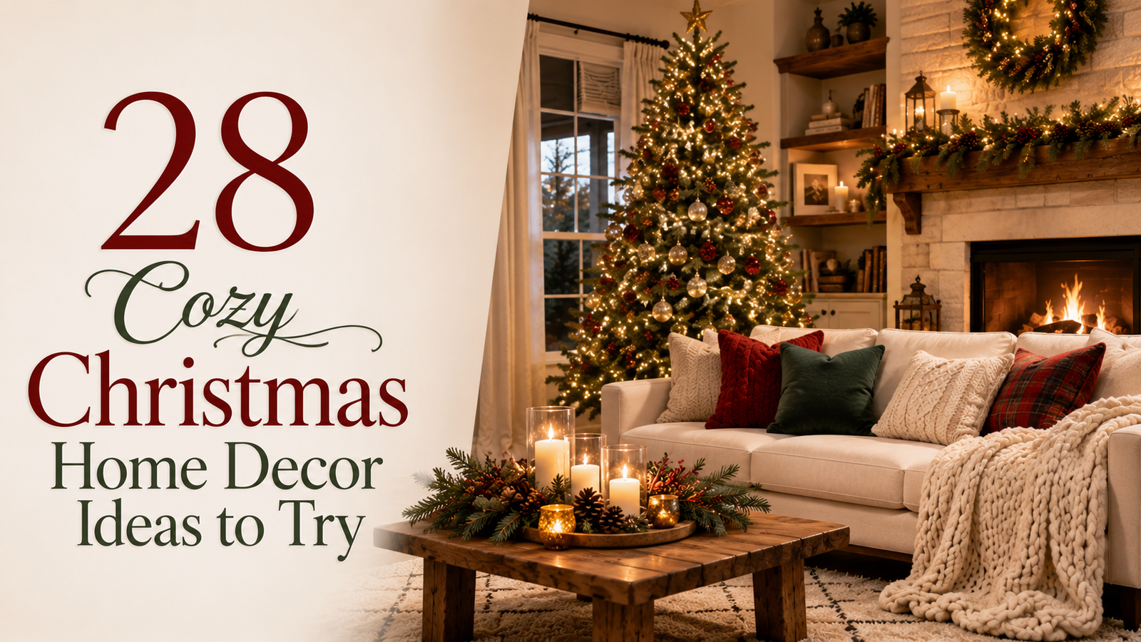 28 Cozy Christmas Home Decor Ideas to Try