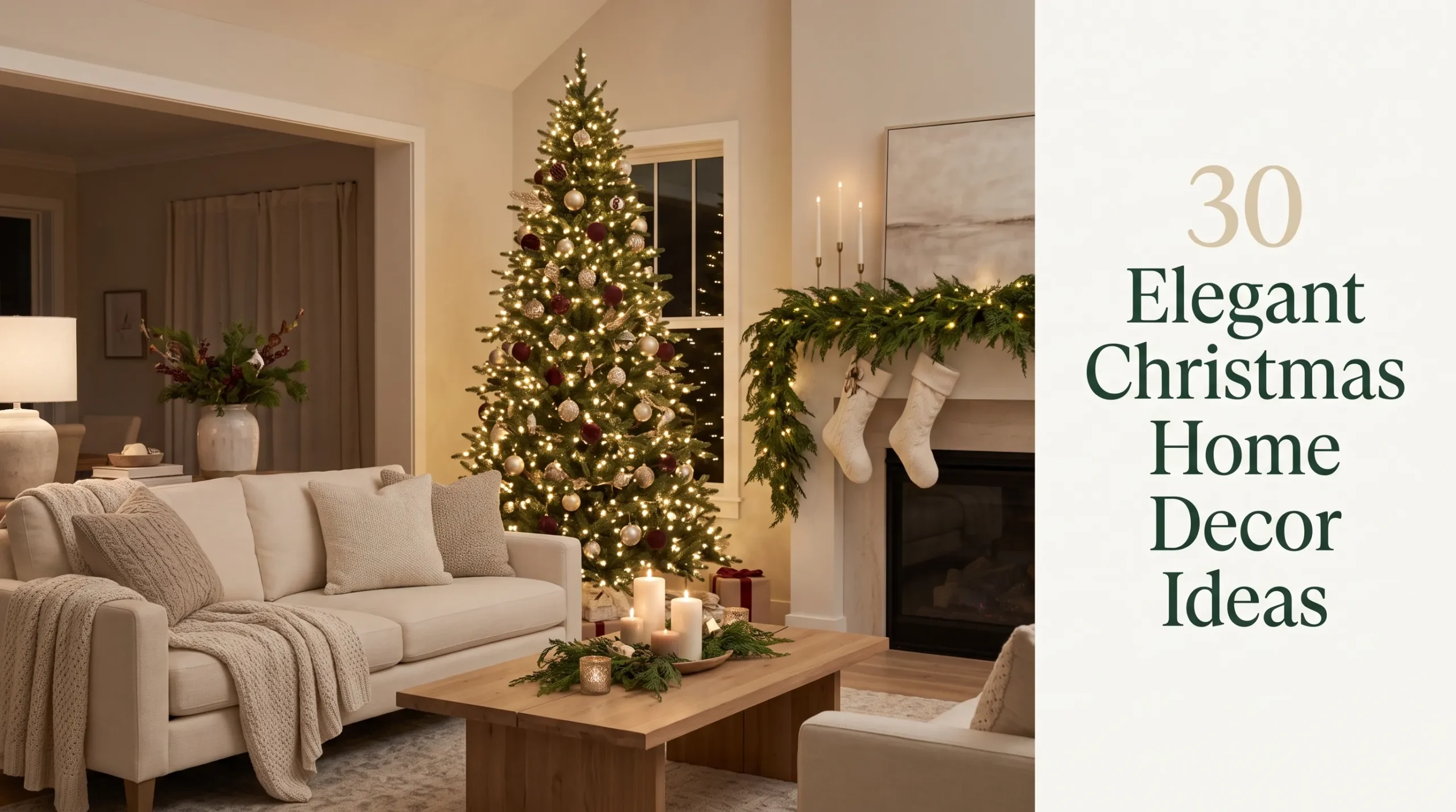 30 Elegant Christmas Home Decor Ideas