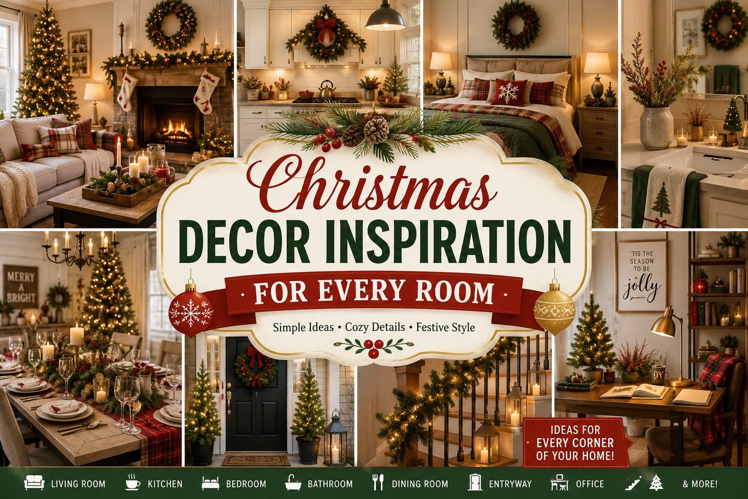 15 Christmas Decor Inspiration for Every Room