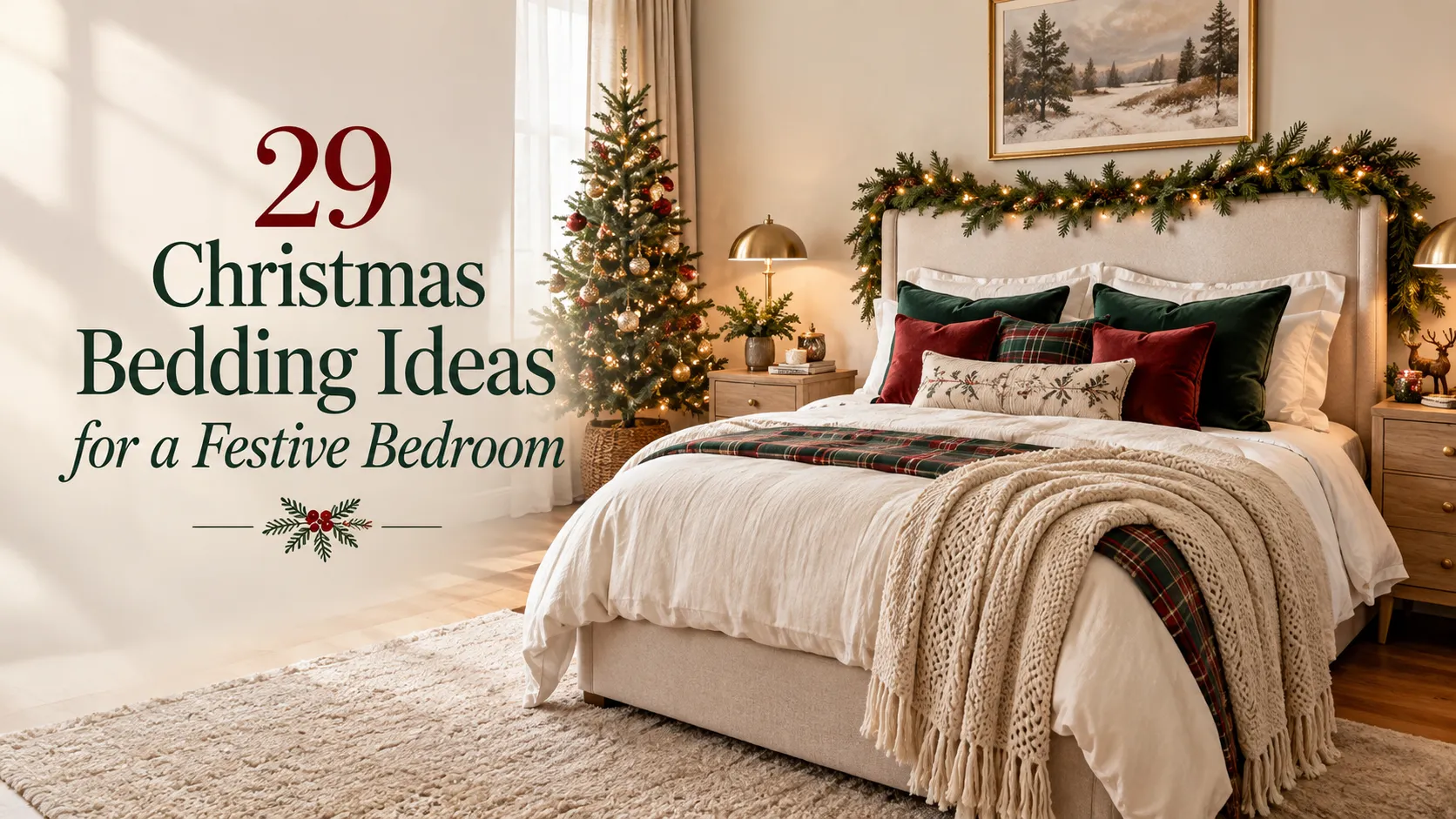 29 Christmas Bedding Ideas for a Festive Bedroom