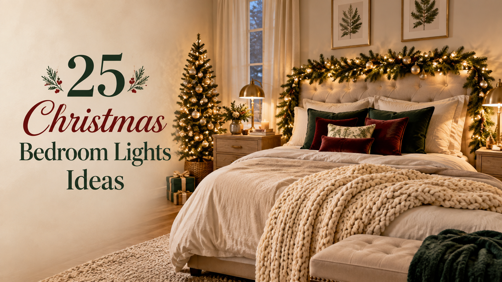 25 Christmas Bedroom Lights Ideas
